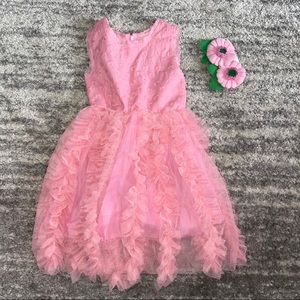 Pink Dress and Clips